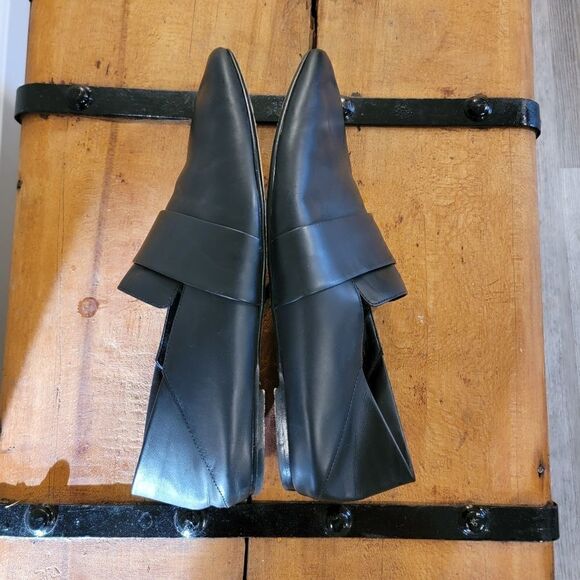 Vince Mason Loafer Smooth Black Leather size 8.5 - Picture 3 of 7